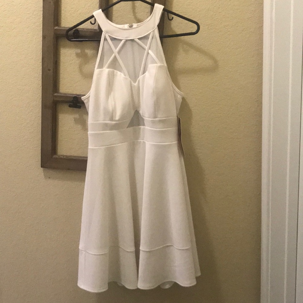 White Skater Dress